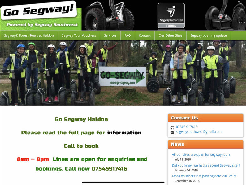 Go Segway Haldon Relocating From May 2023