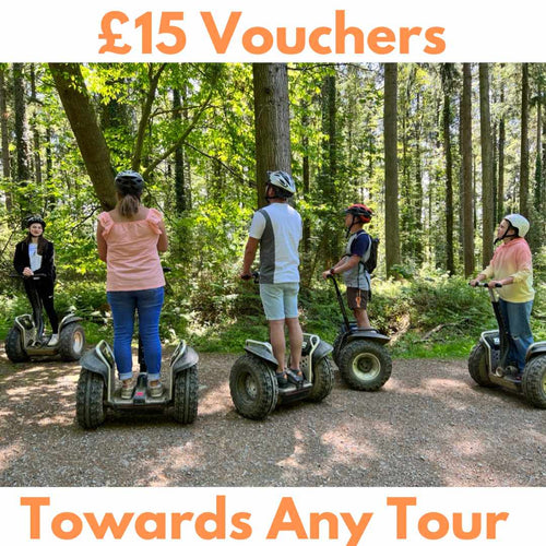 £15 Money Value Voucher Used Against Any Package POST IT - Segway Plymouth Devon Cann Woods